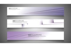 Set banner background for your design. vector graphic design Product Image 1