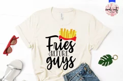 Fries before guys - Women Empowerment EPS SVG DXF PNG Product Image 2