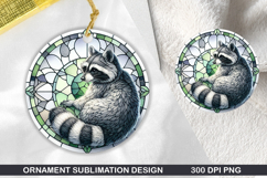 Animals Stained Glass Ornament Bundle, 30 High-Quality PNG Product Image 14