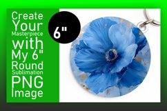 Spring Symphony: 3D Floral Round Designs Design PNG Product Image 1