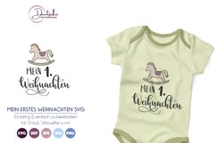 Mein Erstes Weihnachten SVG | Schaukelpferd Product Image 1