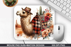 Camel Mouse Pad Sublimation, Animals Mouse Pad PNG Design Product Image 1