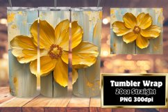 Garden of Beauty: Sublimated Tumbler Wrap Product Image 1