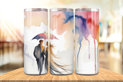 Valentine’s Day Umbrella Couple Tumbler Wrap PNG Big Bundle Product Image 7