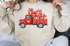 Cute Watercolor Valentines Day Clipart PNG Product Image 1