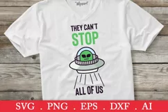 SALE! They can't stop all of us svg, storm area 51 svg Product Image 1