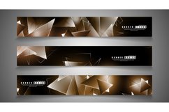 banner collection. abstract background with luminous Product Image 1