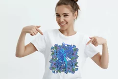 Sagittarius png zodiac sign floral vintage boho 3 PNG Product Image 3