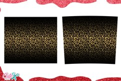 Leopard 20 Oz. Skinny Tumbler wrap sublimation design Product Image 2
