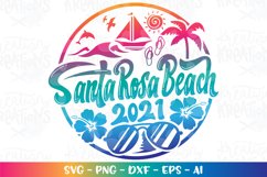 Summer svg Beach Vacation Family Santa Rosa Beach Florida Product Image 1