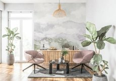 Wall mockup - Wallpaper mockup - Living room scene Product Image 3