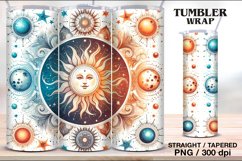 Day&amp;Night Tumbler Sublimation, 20 oz Tumbler Wrap Product Image 1