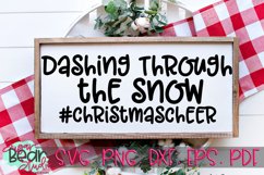 Dashing Through The Snow - A Christmas SVG Product Image 1