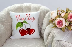 Mon Cherry PNG | Sweet Cherries Design | Valentines Day Product Image 3