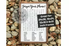 Forget Your Phone SVG/DXF/PNG/jpeg Forgot Phone Word Search Product Image 2