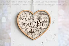 Christmas Family Dutch German words Ornament svg Product Image 4