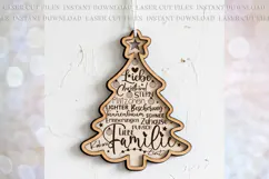 Christmas Family Dutch German words Ornament svg Product Image 6