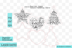 Christmas Family Dutch German words Ornament svg Product Image 2