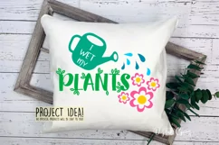 I wet my plants, Gardening SVG / EPS / DXF / PNG Files Product Image 5