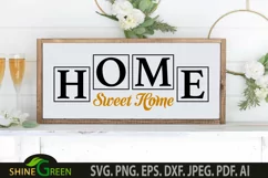 Home Sweet Home SVG - Home, Farmhouse Sign SVG Product Image 1
