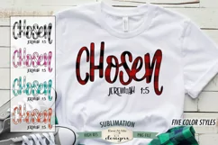 Chosen | Sublimation | Jeremiah 1-5 | Faith Christian Product Image 1