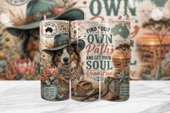 Find Own Path Aussie Shepherd Tumbler Product Image 1