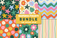 Summer Digital Papers. Summer Background. Starfish Pattern. Product Image 1