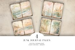 Wedding Junk Journal Digital Paper Bi-fold Product Image 1