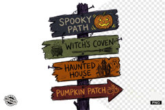 Halloween Signspot Clipart Product Image 1