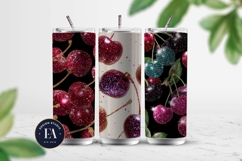 Glitter Coquette Cherry Pattern | Sparkly Glam Texture Paper Product Image 2