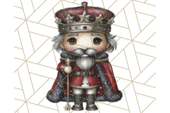 Dark Nutcracker Clipart Gothic Holiday Ballet PNG, Christmas Product Image 4