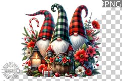 Christmas Gnome Sublimation - Clipart PNG Design Product Image 1