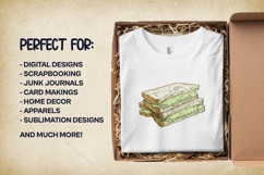 Matcha Sandwich Clipart Bundle 4 PNG Product Image 3