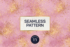 Pink Gold Shimmer Digital Paper, Glitter Texture Product Image 3