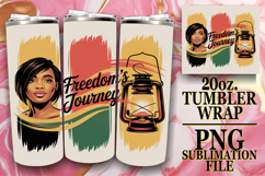 GIFT OF JOY 20oz TUMBLER WRAP, Juneteenth Product Image 1