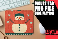 Enchanted Mouse Mat Designs, Snowman Product Image 1