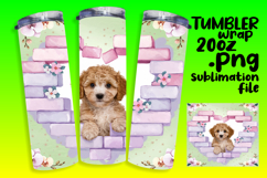 20oz Tumbler Template for All Occasions , Cute Dog Product Image 1