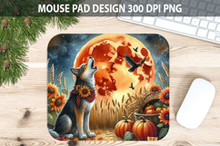 Watercolor Fox Mouse Pad Sublimation - Animal PNG Product Image 1