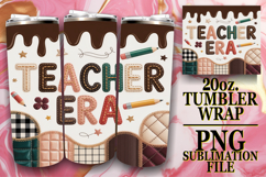 Serene nights 20oz tumbler wrap, Teacher Product Image 1