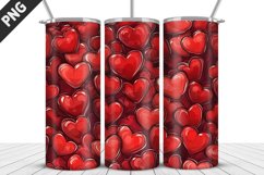 Valentines Love Skinny Tumbler PNG Wrap| Valentines Tumbler Product Image 5