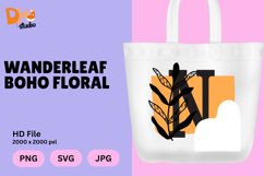 Wanderleaf Boho Floral Monogram Product Image 1