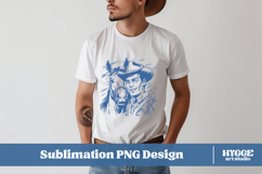 American Cowboy 4th of July USA Eagle Horse PNG DTF Bundle Product Image 7