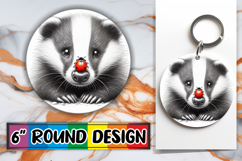 Sweet Circle Coasters Design PNG, Cute Animals Product Image 1