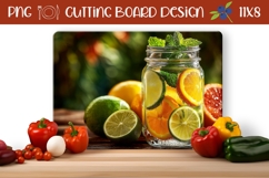 Lemonade Cutting Board Design, Kitchen Cutting Board PNG Product Image 1