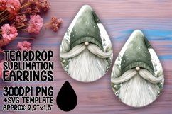 Mystic Gnome Melodies: Sublimation Teardrop Charms Product Image 1