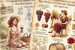 Summer Red Wine Junk Pages Product Image 4