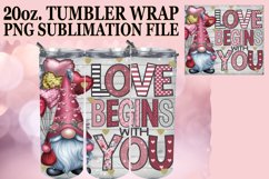 Vibrant Skies 20oz tumbler wrap, Valenines Product Image 1