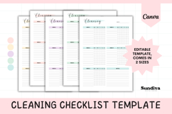 Editable Cleaning Checklist Template 4 Product Image 1