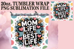Sweet Sublimation 20oz tumbler wrap, Mother's Day Product Image 1