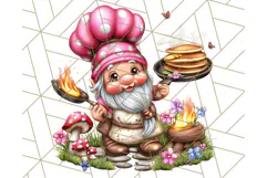 Gnomes at Work Clipart PNG, Cute Gnomes PNG Illustration Product Image 4